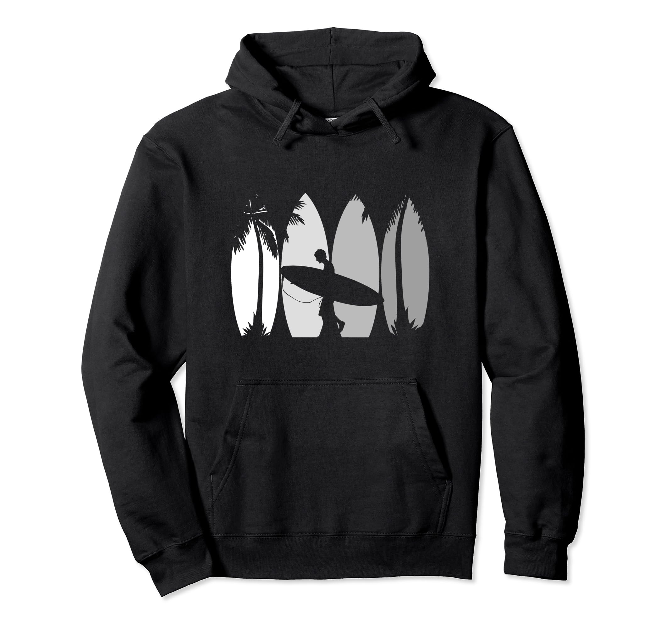 Surfing Surfer Surf Hoodie - Minimalist Print Unisex - T-Shirt, Sweatshirt, Hoodie