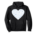 Soccer Love Heart Hoodie - Minimalist Print Unisex - T-Shirt, Sweatshirt, Hoodie