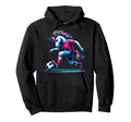 Footballer Unicorn Fans Soccer Team Hoodie - Custom Art Print Men Women - T-Shirt, Sweatshirt, Hoodie