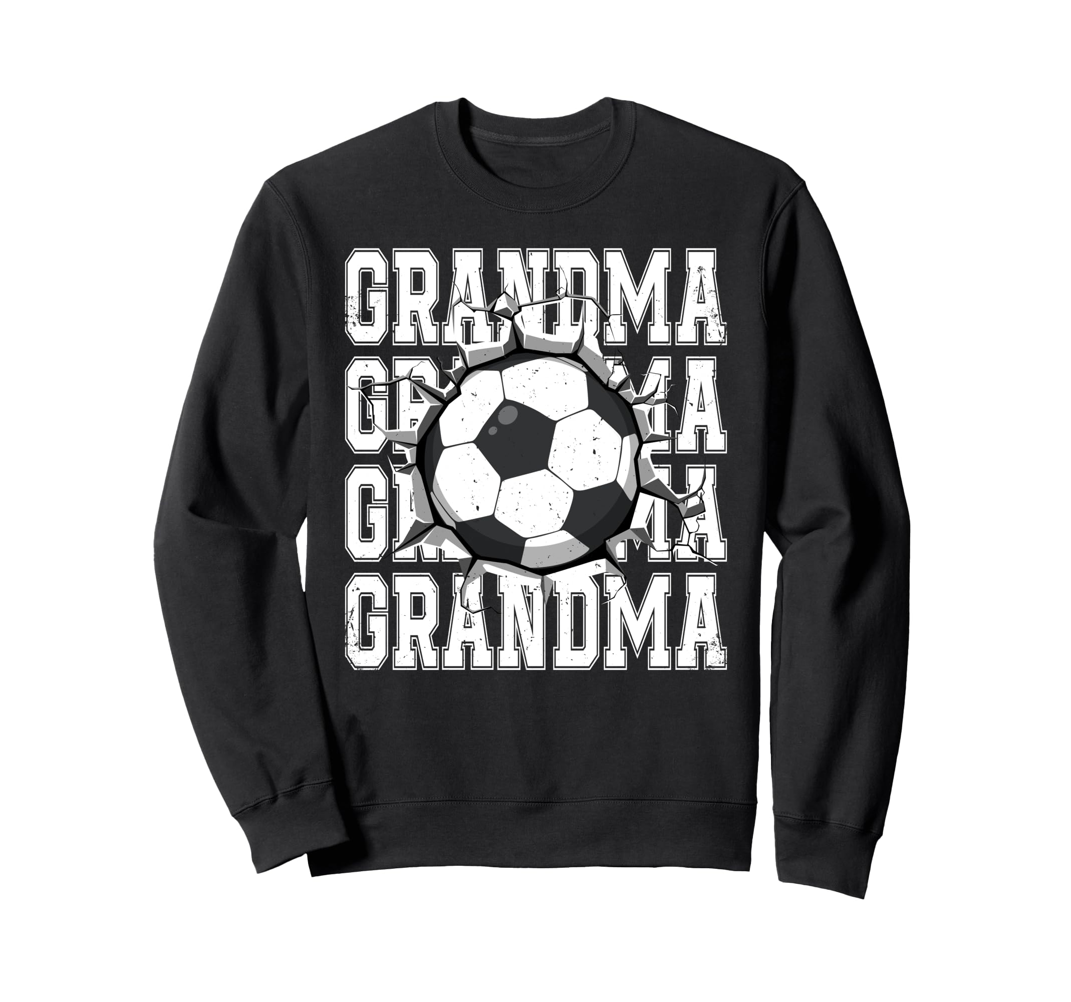 Soccer Grandma Cracked Wall Family Sweatshirt - Novelty Apparel Men Women - T-Shirt, Sweatshirt, Hoodie