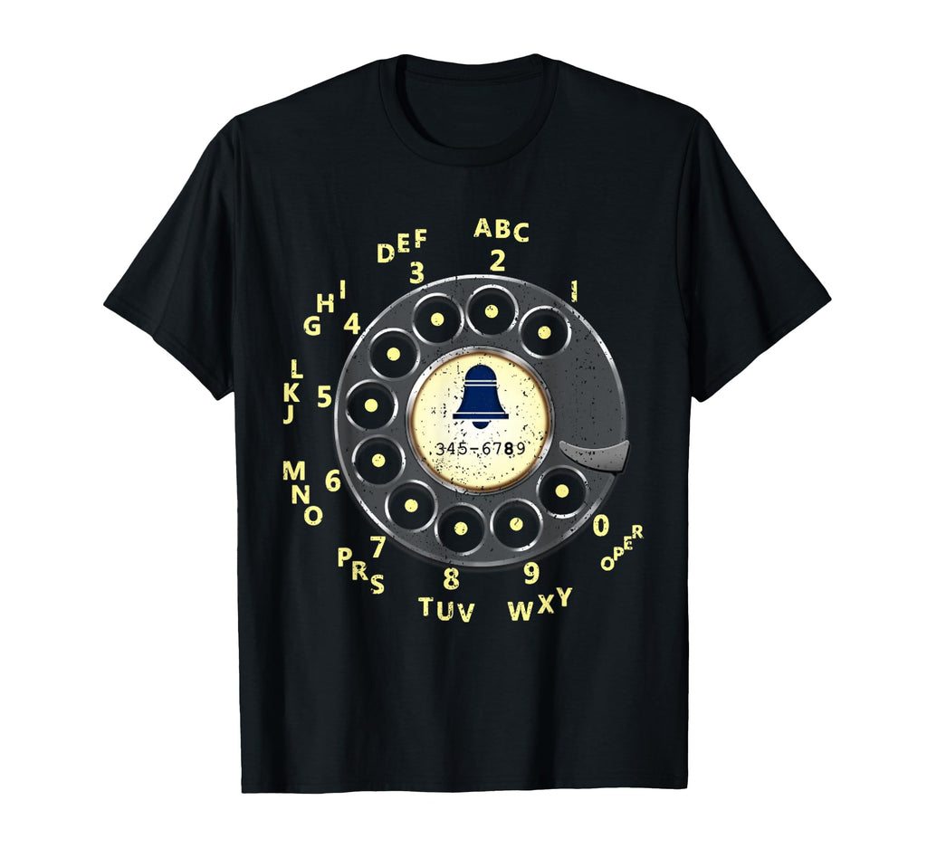 Rotary Dial Telephone T-Shirt - Fun Novelty Design Unisex - T-Shirt, Sweatshirt, Hoodie