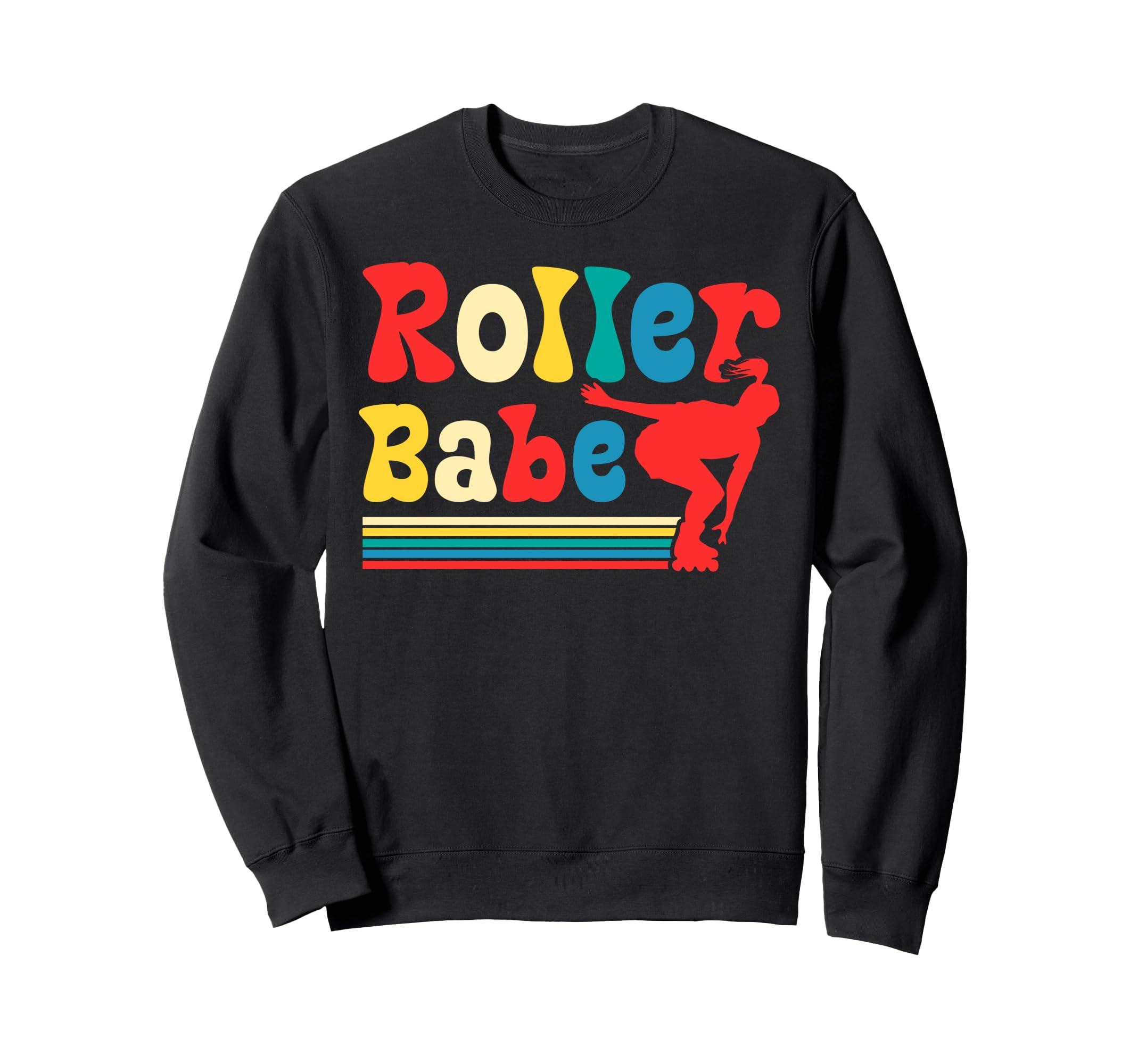 Roller Skating Skate 1970S Inline Sweatshirt - Trendy Graphic for Adults - T-Shirt, Sweatshirt, Hoodie