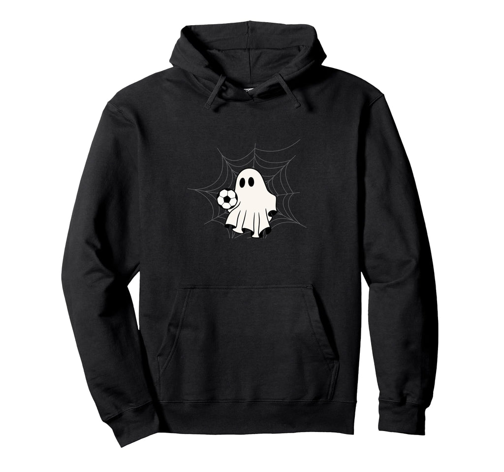 Ghost Playing Soccer Soccer Team Hoodie - Streetwear Style for Adults - T-Shirt, Sweatshirt, Hoodie