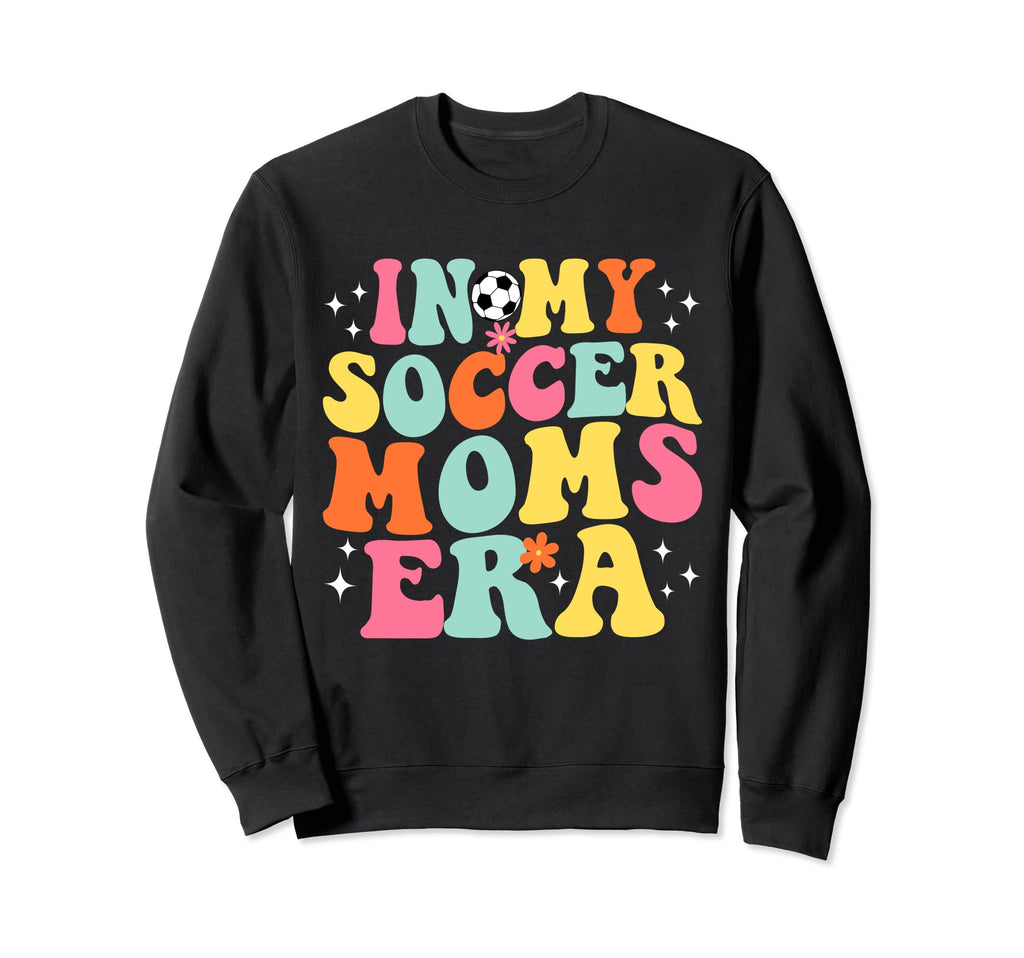 My Soccer Moms Era Game Day Groovy Sweatshirt - Minimalist Print Men Women - T-Shirt, Sweatshirt, Hoodie