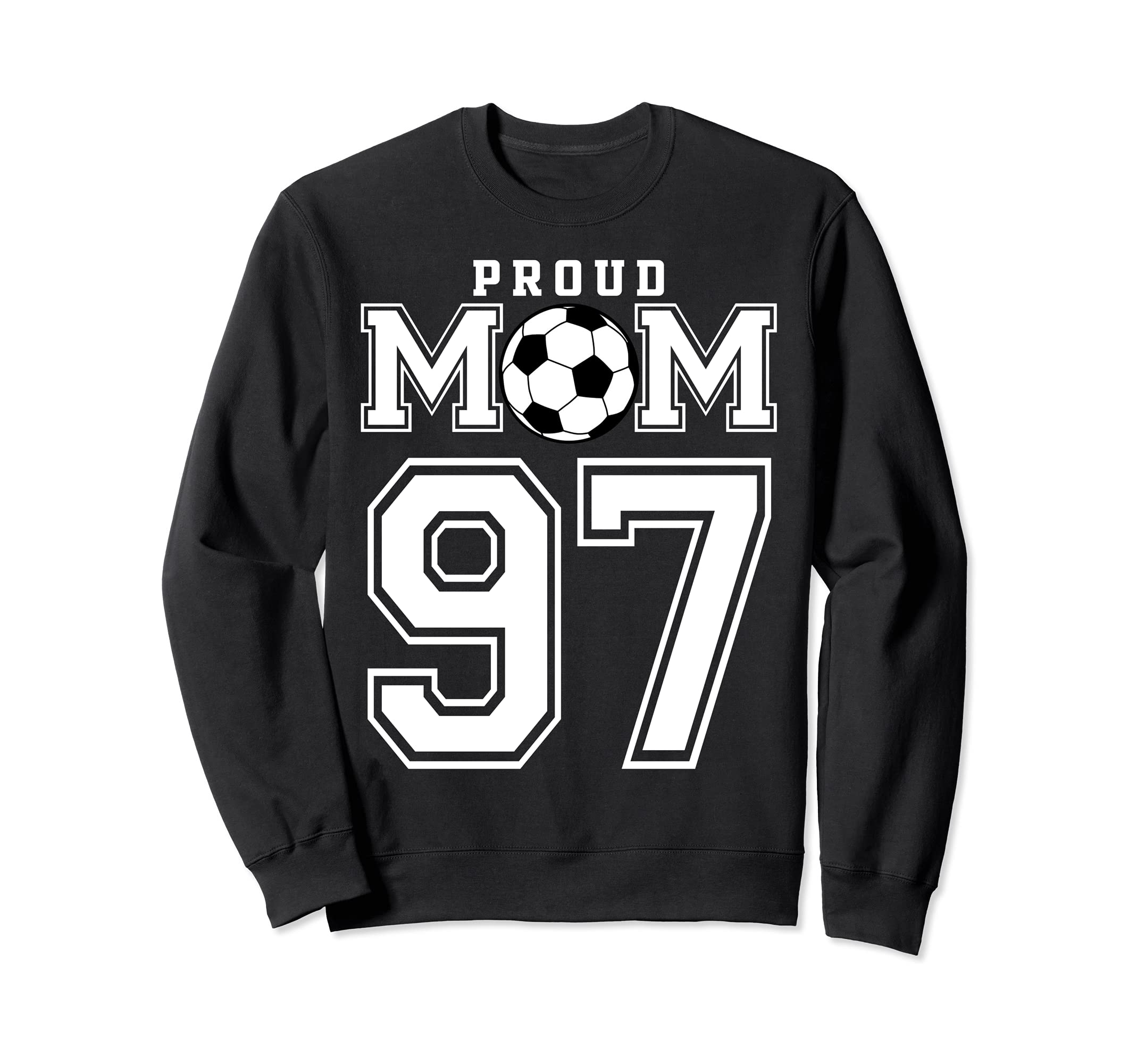 Number 97 Custom Proud Soccer Futbol Sweatshirt - Graphic Print for Adults - T-Shirt, Sweatshirt, Hoodie