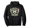 Soccer Papa Family Matching Dad Hoodie - Custom Art Print for Adults - T-Shirt, Sweatshirt, Hoodie