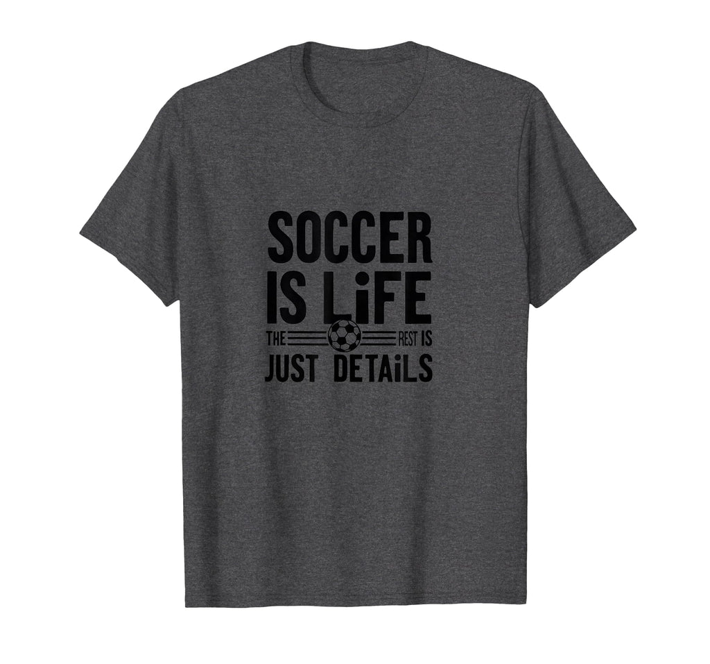 Soccer Is Life Soccer Dads Sporty T-Shirt - Custom Art Print Unisex - T-Shirt, Sweatshirt, Hoodie
