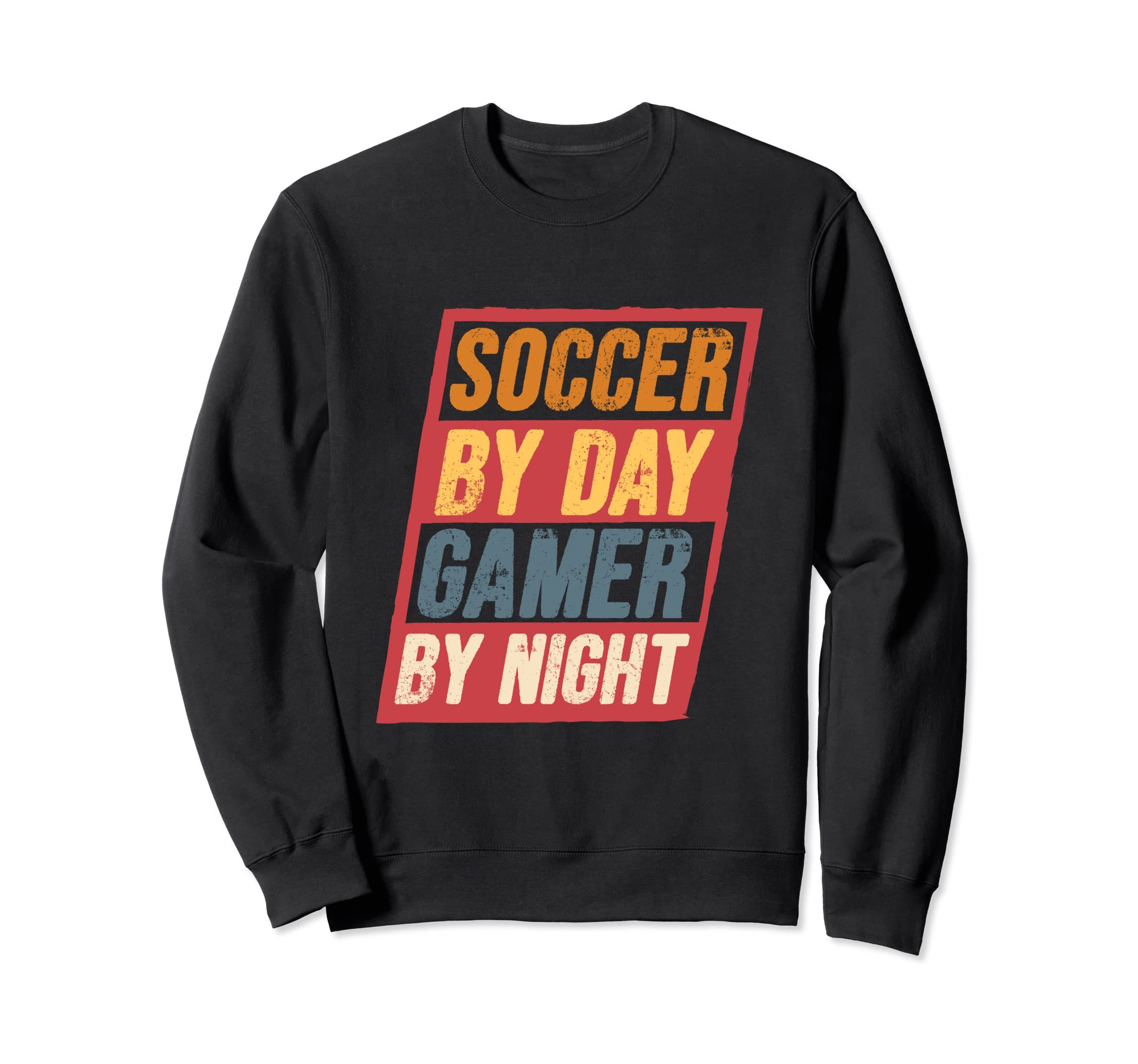 Soccer Day Gamer Night Soccer Goal Sweatshirt - Graphic Print Men Women - T-Shirt, Sweatshirt, Hoodie
