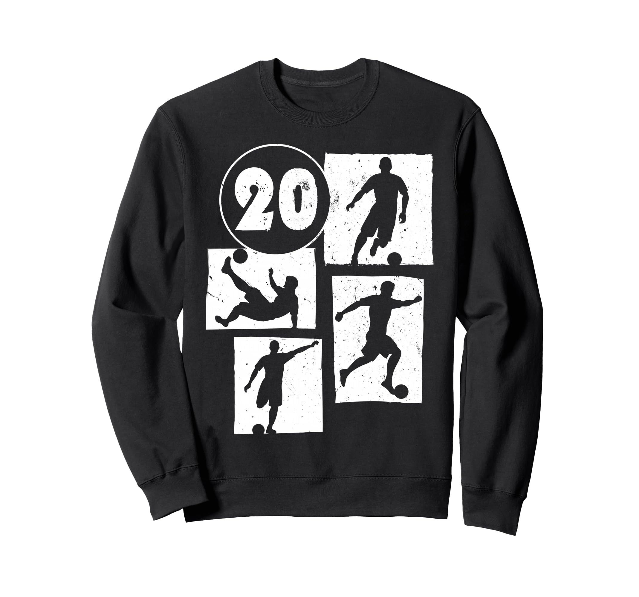 20Th Birthday Soccer Player Sweatshirt - Custom Art Print Men Women - T-Shirt, Sweatshirt, Hoodie