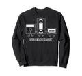 Never Forget Floppy Disk Vhs Tape Sweatshirt - Fun Novelty Design Unisex - T-Shirt, Sweatshirt, Hoodie