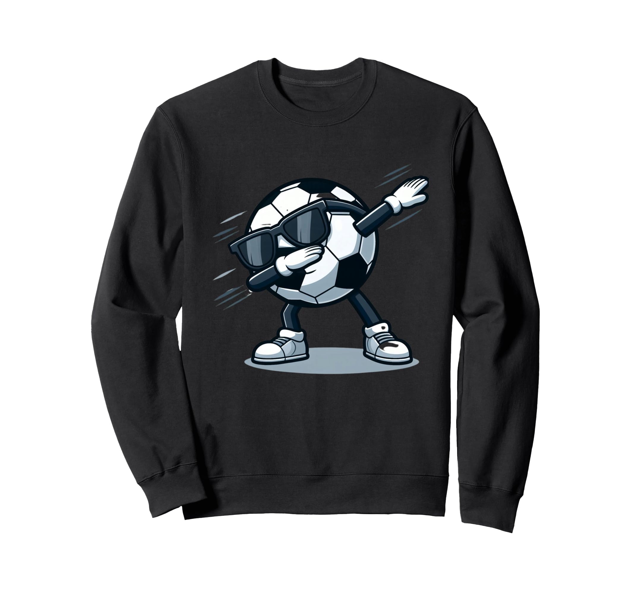 Dabbing Soccer Ball Funny Sports Sweatshirt - Fun Novelty Design Unisex - T-Shirt, Sweatshirt, Hoodie