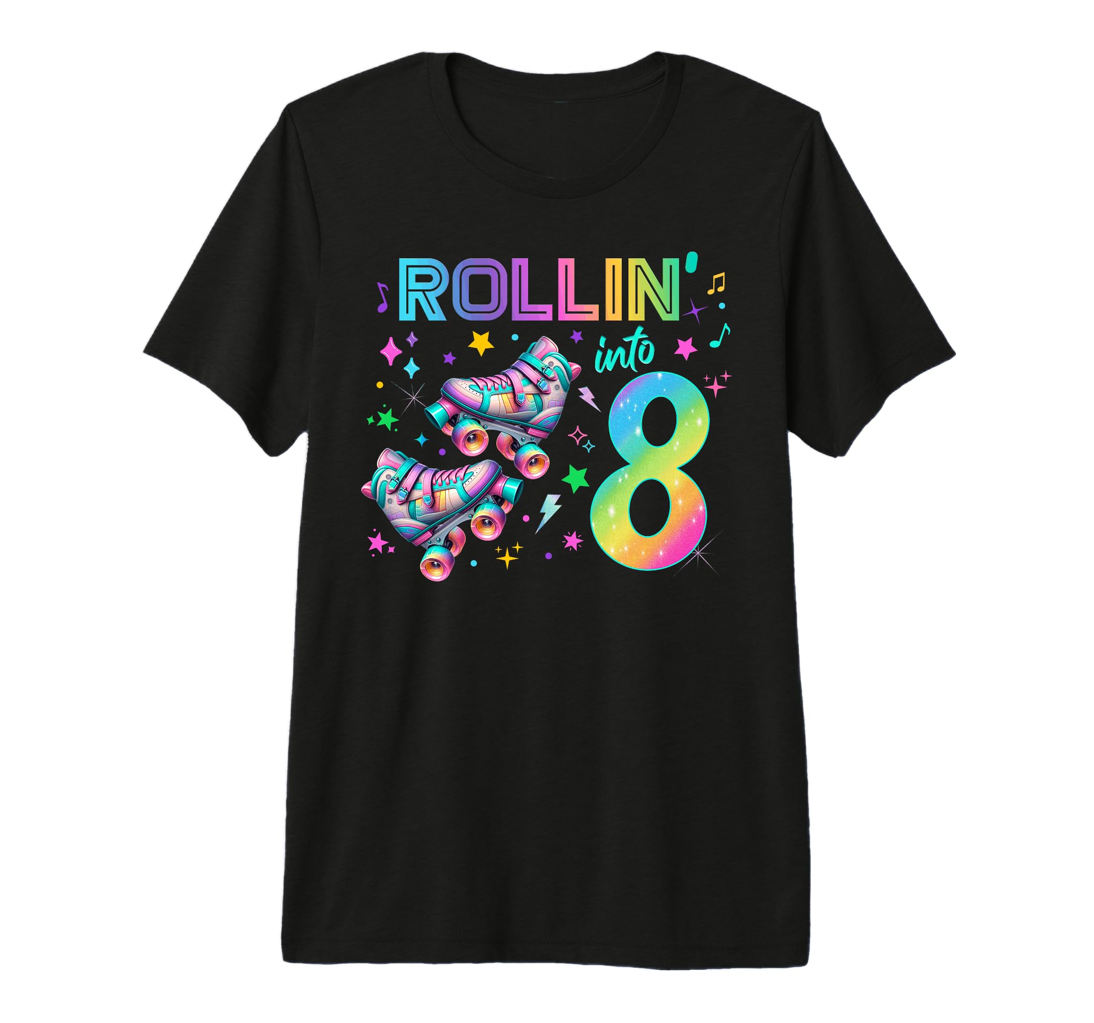 Roller Skates Birthday Outfit Tri T-Shirt - Fun Novelty Design for Adults - T-Shirt, Sweatshirt, Hoodie