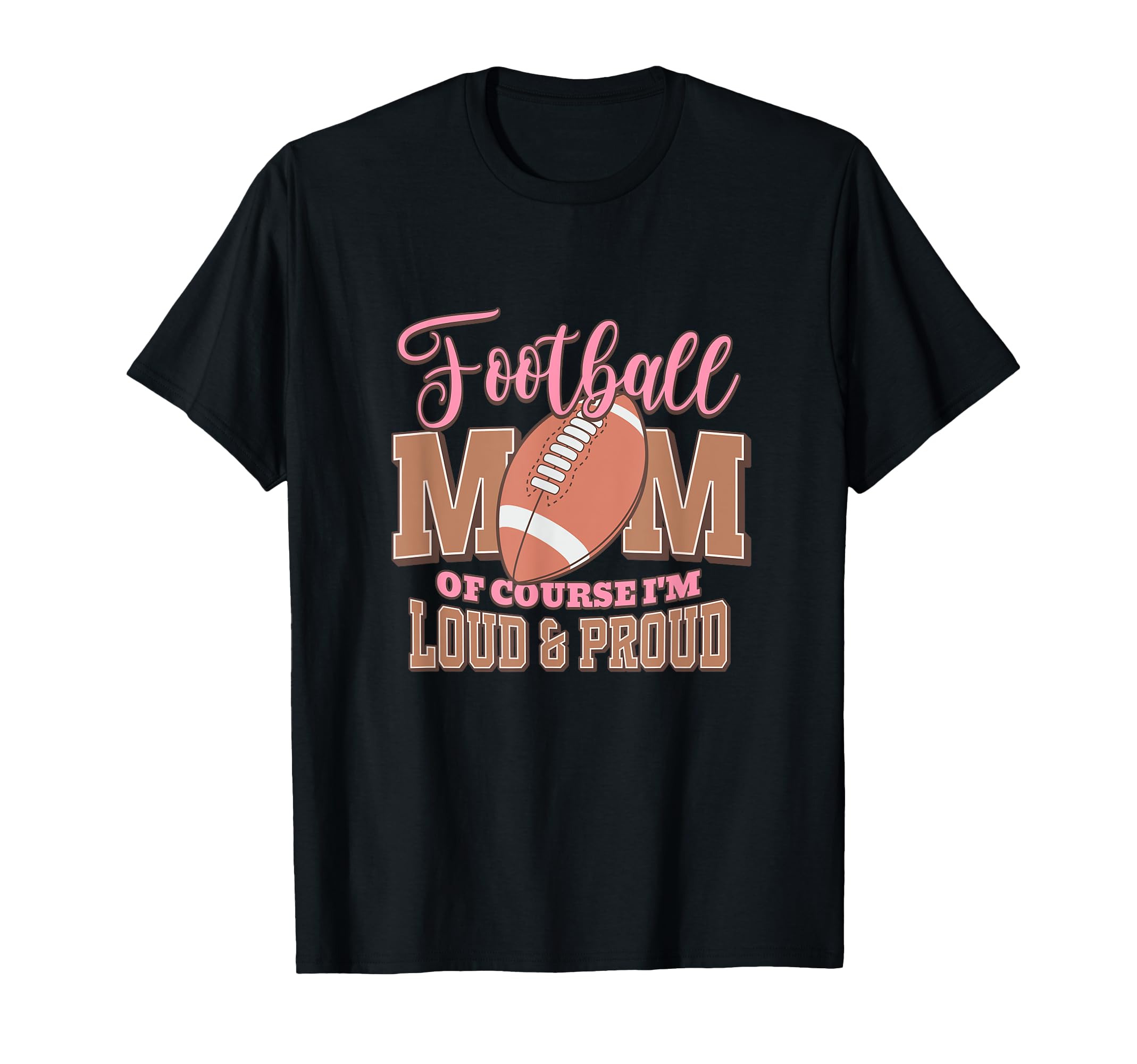 Loud And Proud Soccer Mom Football Mom T-Shirt - Minimalist Print Unisex - T-Shirt, Sweatshirt, Hoodie