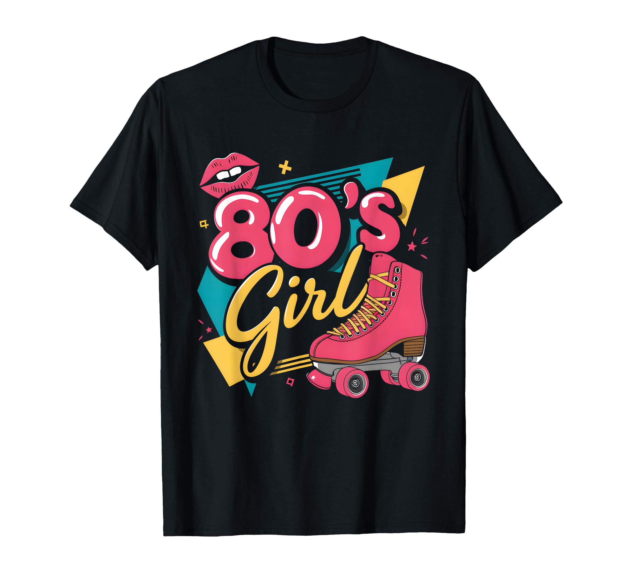 80S Roller Skate Vibes 80S T-Shirt - Custom Art Print Unisex - T-Shirt, Sweatshirt, Hoodie