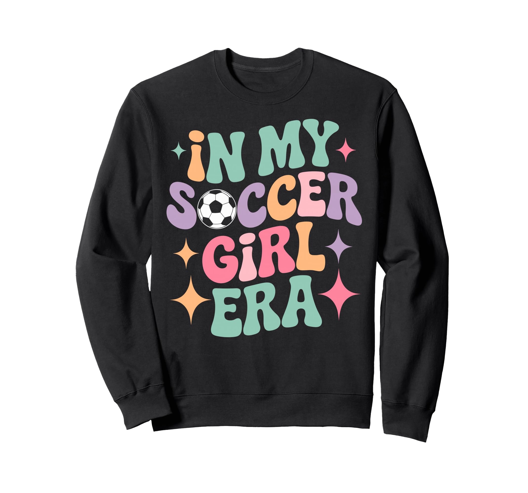 My Soccer Era Groovy Football Player Fan Sweatshirt - Unique Graphic Unisex - T-Shirt, Sweatshirt, Hoodie