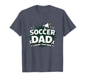 Soccer Dad Louder Than Mom Heather Blue T-Shirt - Novelty Apparel Men Women - T-Shirt, Sweatshirt, Hoodie