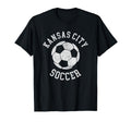 Kansas City Soccer Distressed 90S T-Shirt - Fun Novelty Design Unisex - T-Shirt, Sweatshirt, Hoodie