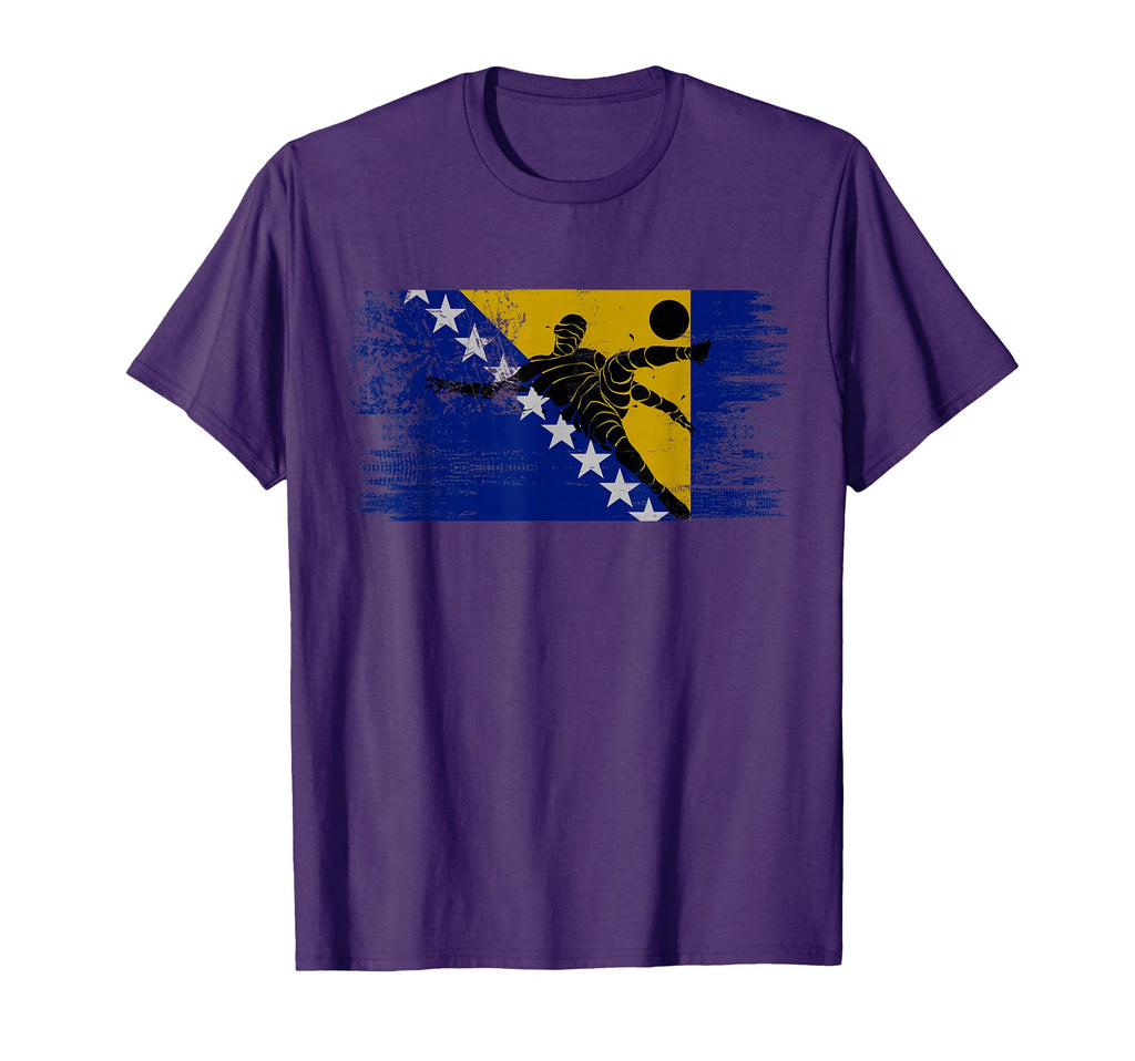 Bosnia Soccer Bosnians Football T-Shirt - Minimalist Print for Adults - T-Shirt, Sweatshirt, Hoodie