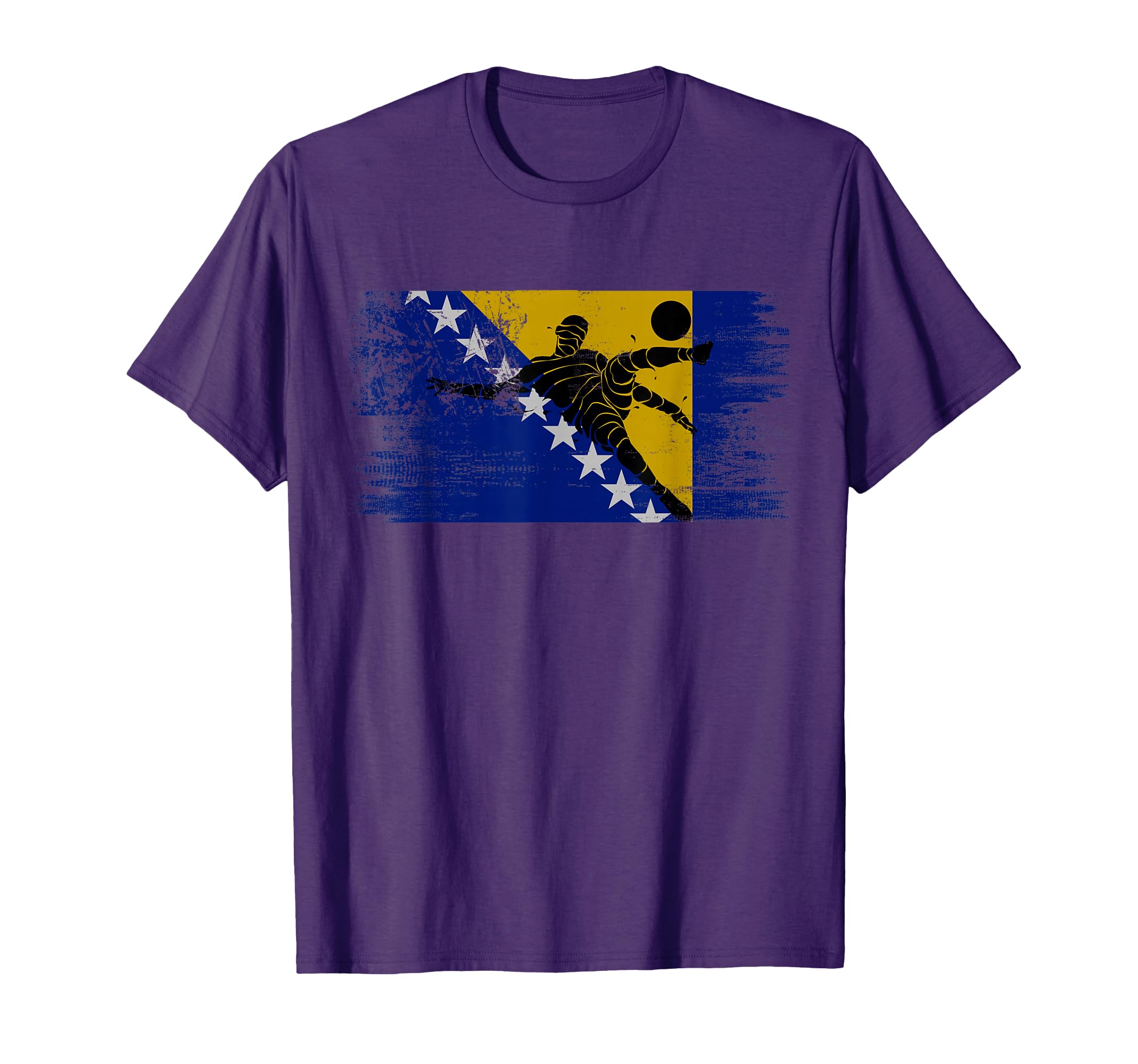 Bosnia Soccer Bosnians Football T-Shirt - Minimalist Print for Adults - T-Shirt, Sweatshirt, Hoodie