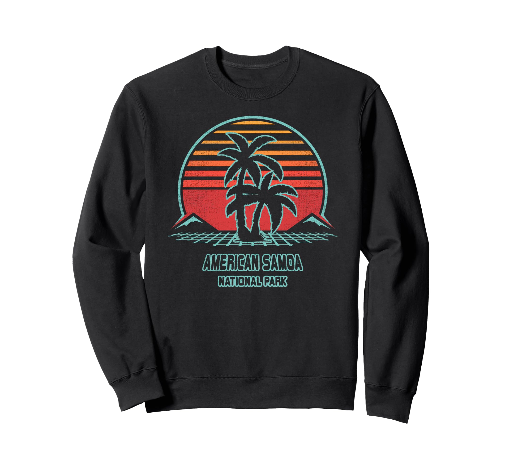 American Samoa National Park Beach Sweatshirt - Minimalist Print Men Women - T-Shirt, Sweatshirt, Hoodie
