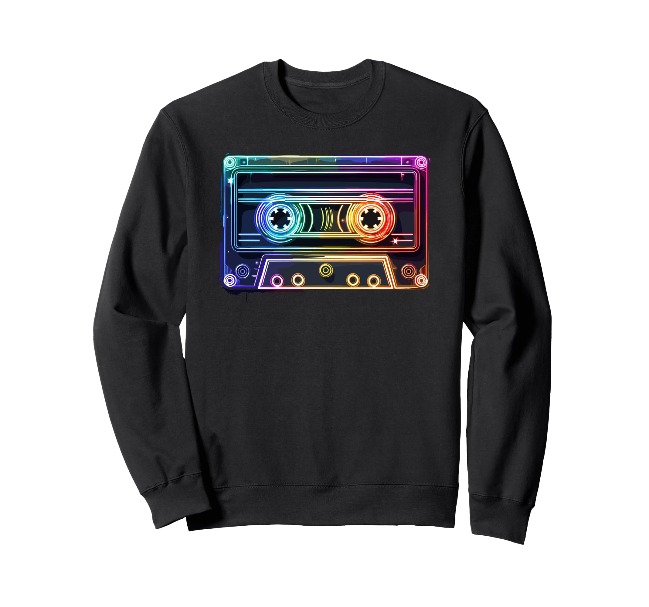 Cassette Player Music Tape Recorder Sweatshirt - Custom Art Print Unisex - T-Shirt, Sweatshirt, Hoodie