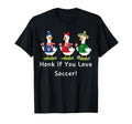 Honk If You Love Soccer Usa Canada Mexico T-Shirt - Graphic Print Men Women - T-Shirt, Sweatshirt, Hoodie