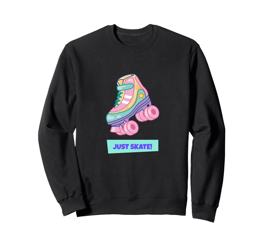 Roller Skate 90S 80S Kitsch Sweatshirt - Custom Art Print for Adults - T-Shirt, Sweatshirt, Hoodie