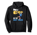 Funny Lacrosse Player Lacrosse Goalie Hoodie - Trendy Graphic for Adults - T-Shirt, Sweatshirt, Hoodie