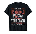 Football 45Th Birthday Party T-Shirt - Casual Everyday Wear for Adults - T-Shirt, Sweatshirt, Hoodie