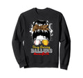 Baseball Softball Moms Life Sweatshirt - Casual Everyday Wear Men Women - T-Shirt, Sweatshirt, Hoodie