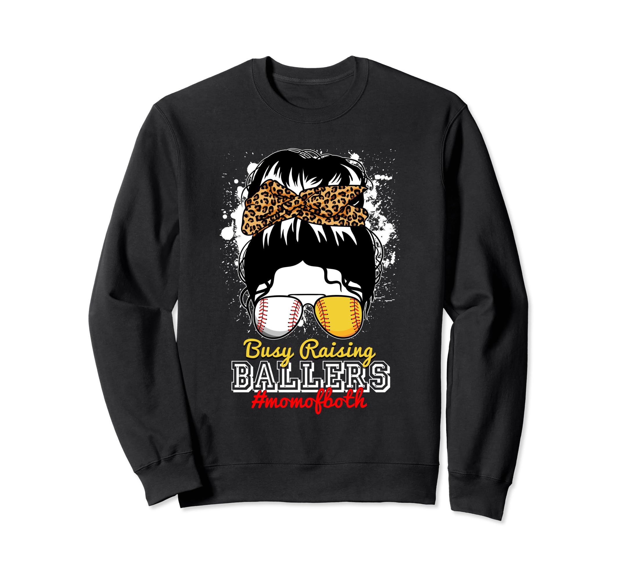 Baseball Softball Moms Life Sweatshirt - Casual Everyday Wear Men Women - T-Shirt, Sweatshirt, Hoodie