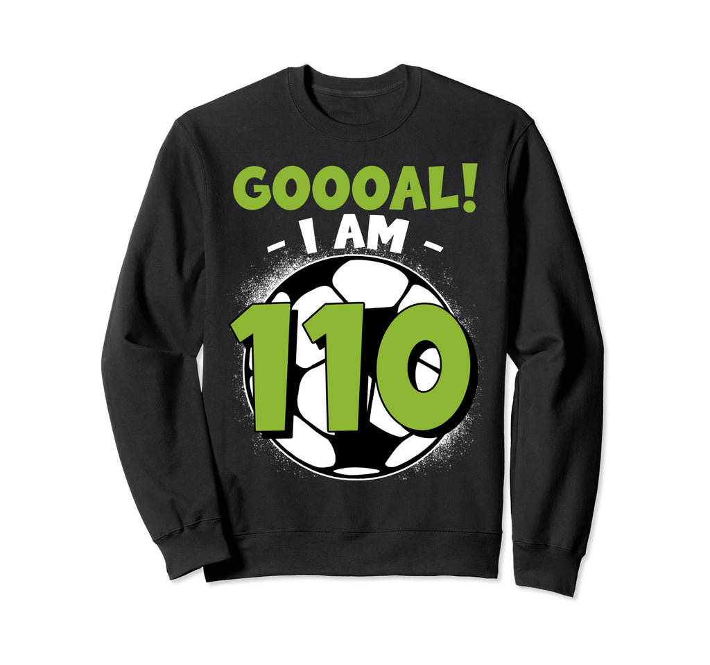 110 Year Old Birthday Soccer Themed Sweatshirt - Graphic Print for Adults - T-Shirt, Sweatshirt, Hoodie
