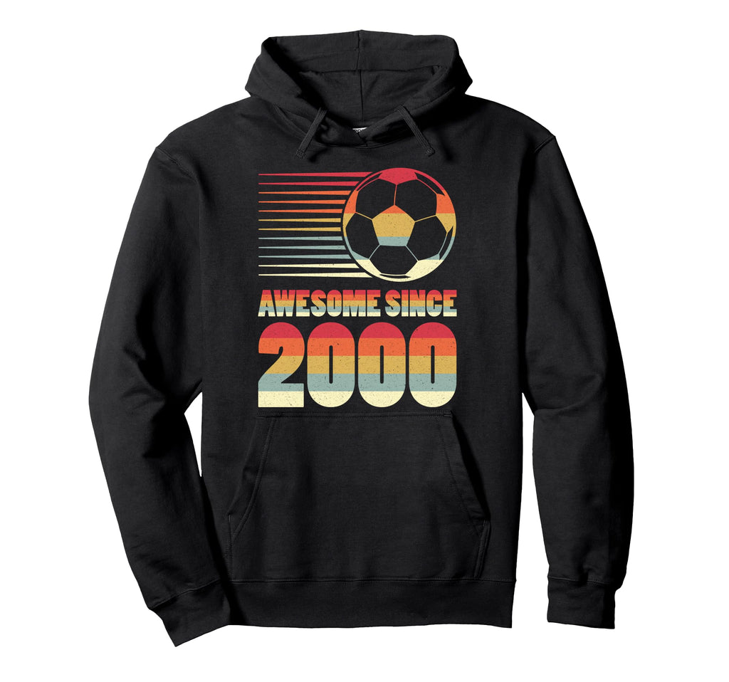 Awesome Since 2000 Soccer 26Th Birthday Hoodie - Graphic Print for Adults - T-Shirt, Sweatshirt, Hoodie