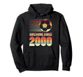 Awesome Since 2000 Soccer 26Th Birthday Hoodie - Graphic Print for Adults - T-Shirt, Sweatshirt, Hoodie