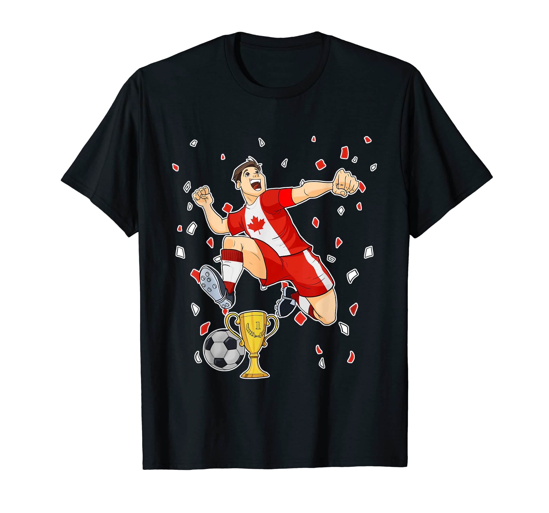 Canadian Soccer Gifts Soccer Sweatshirt - Novelty Apparel for Adults - T-Shirt, Sweatshirt, Hoodie