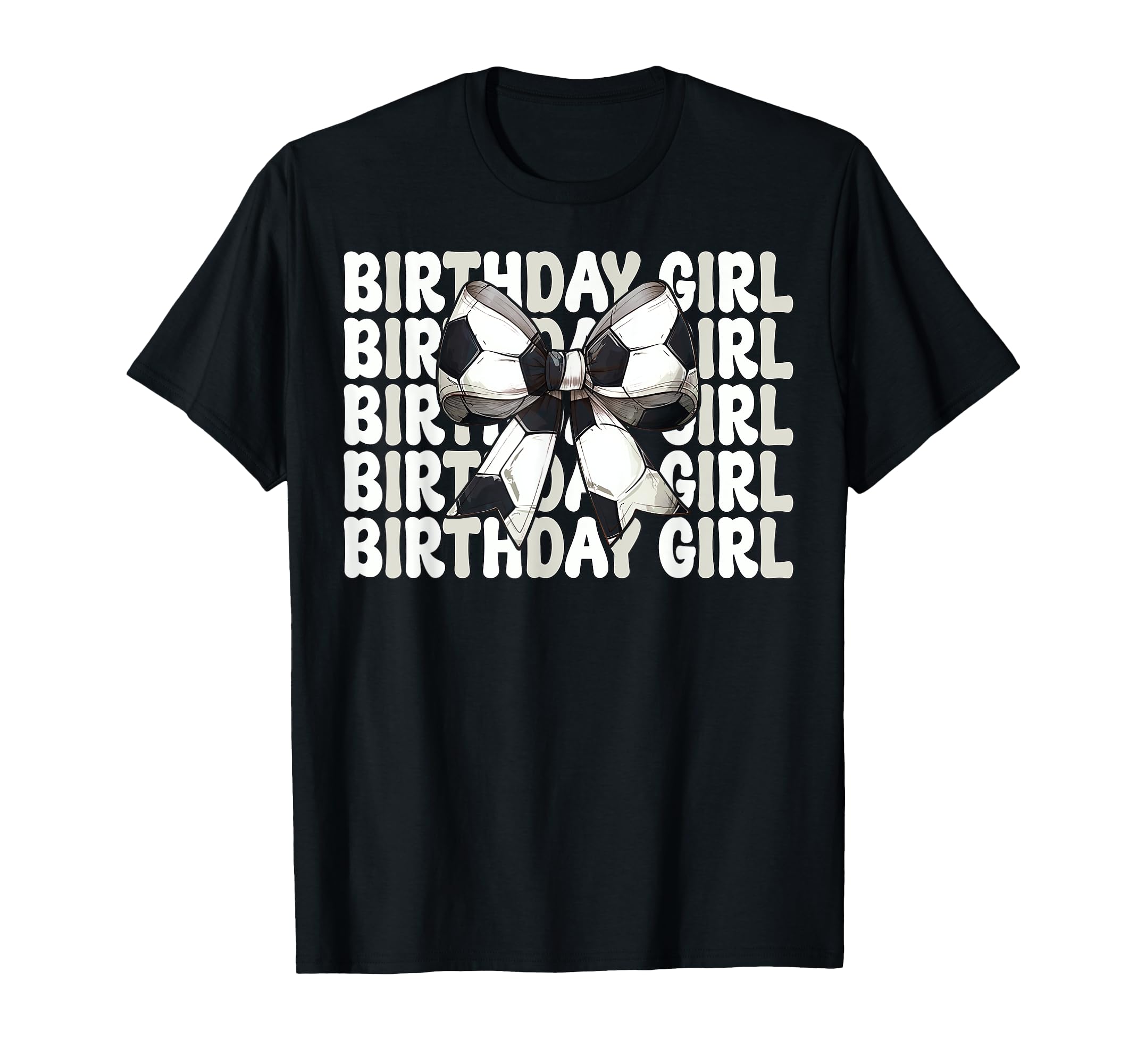 Birthday Soccer Coquette Bow T-Shirt - Trendy Graphic Unisex - T-Shirt, Sweatshirt, Hoodie