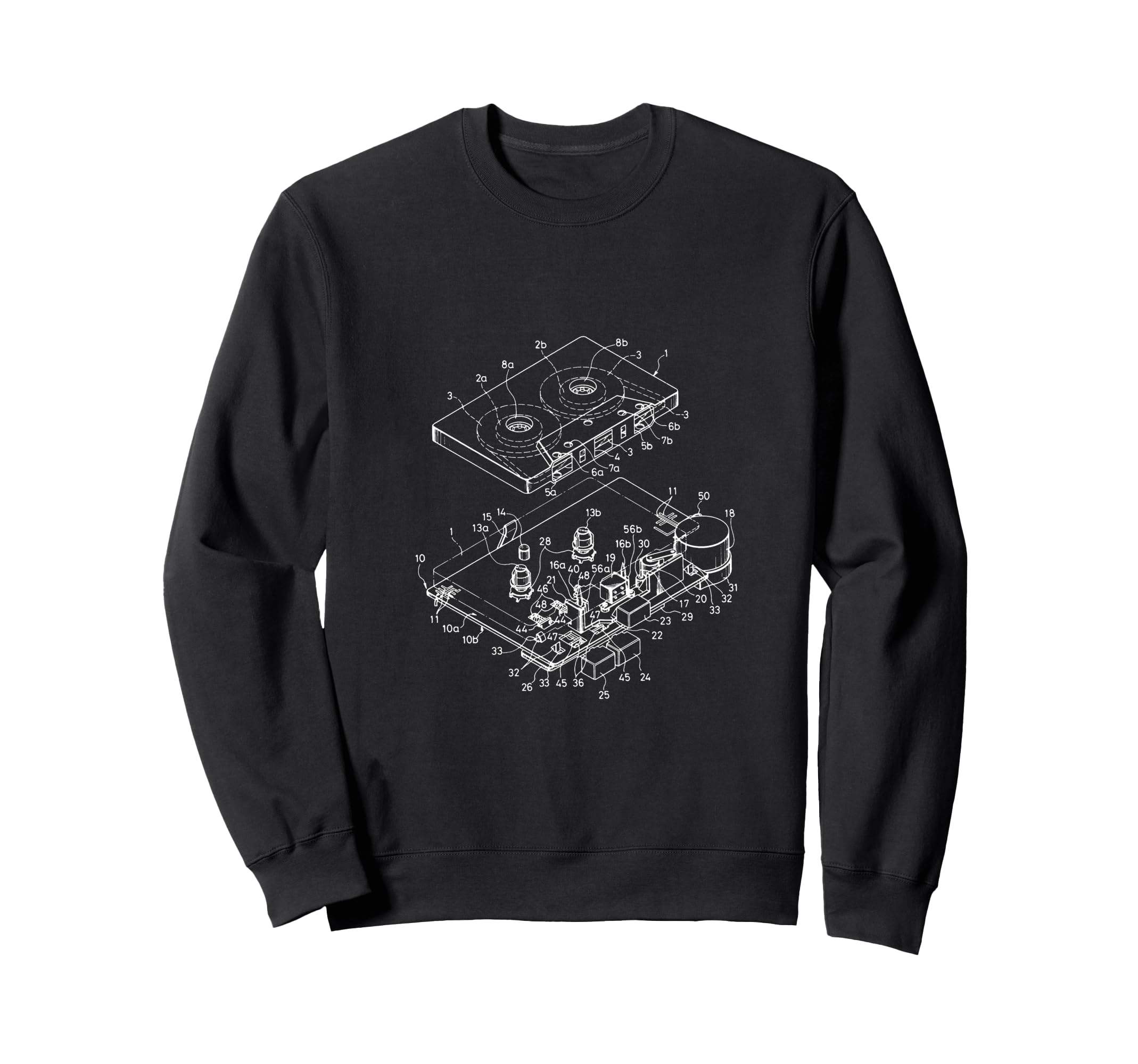 1980S Cassette Tape Music Lover Sweatshirt - Aesthetic Graphic Men Women - T-Shirt, Sweatshirt, Hoodie