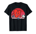 Heart Playing Soccer Football T-Shirt - Aesthetic Graphic Unisex - T-Shirt, Sweatshirt, Hoodie