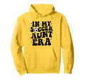 My Soccer Aunt Era Groovy Soccer Hoodie - Casual Everyday Wear for Adults - T-Shirt, Sweatshirt, Hoodie