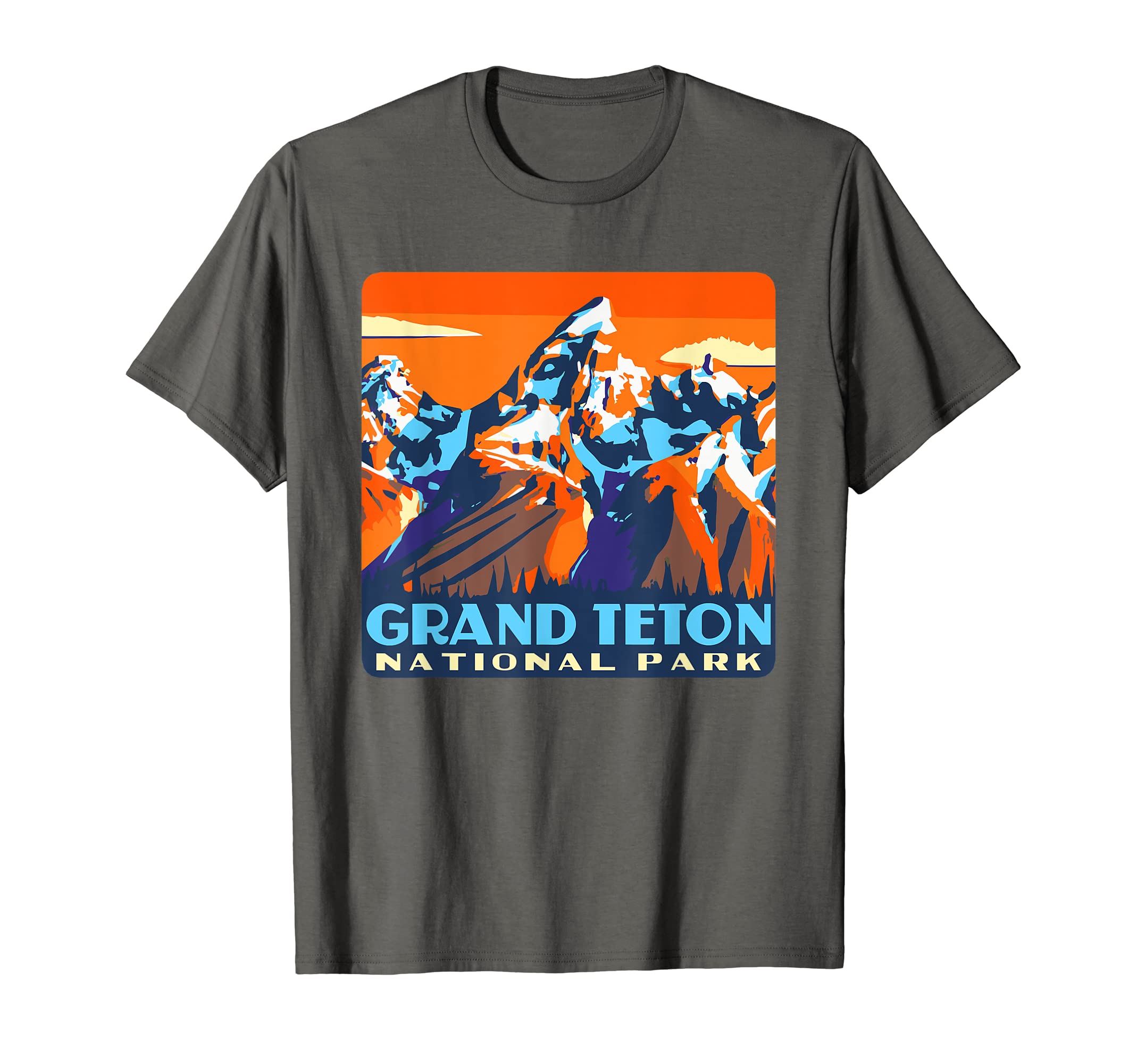 Grand Teton National Park Parks T-Shirt - Fun Novelty Design Men Women - T-Shirt, Sweatshirt, Hoodie