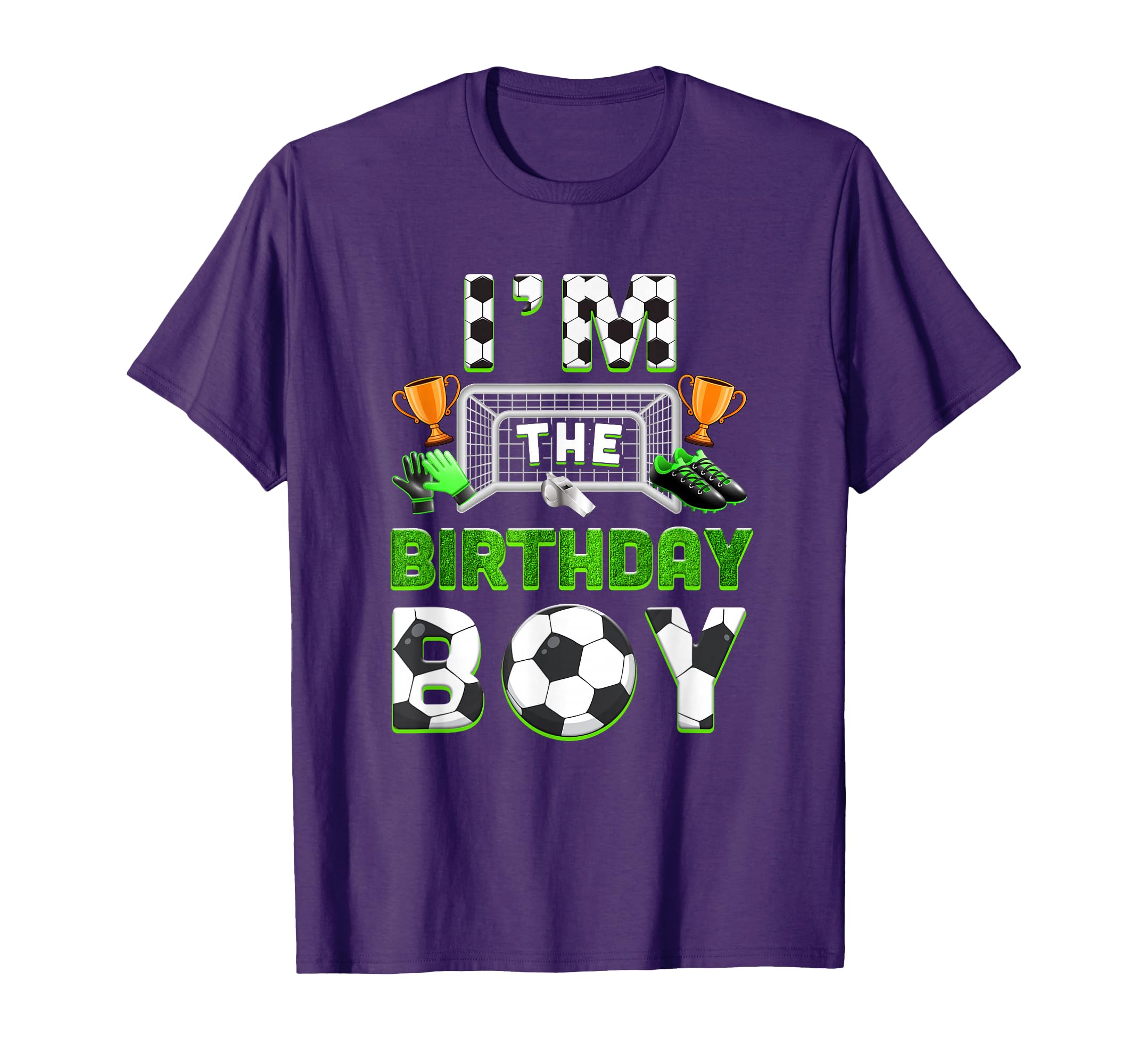 Im Birthday Soccer Family Matching T-Shirt - Minimalist Print for Adults - T-Shirt, Sweatshirt, Hoodie
