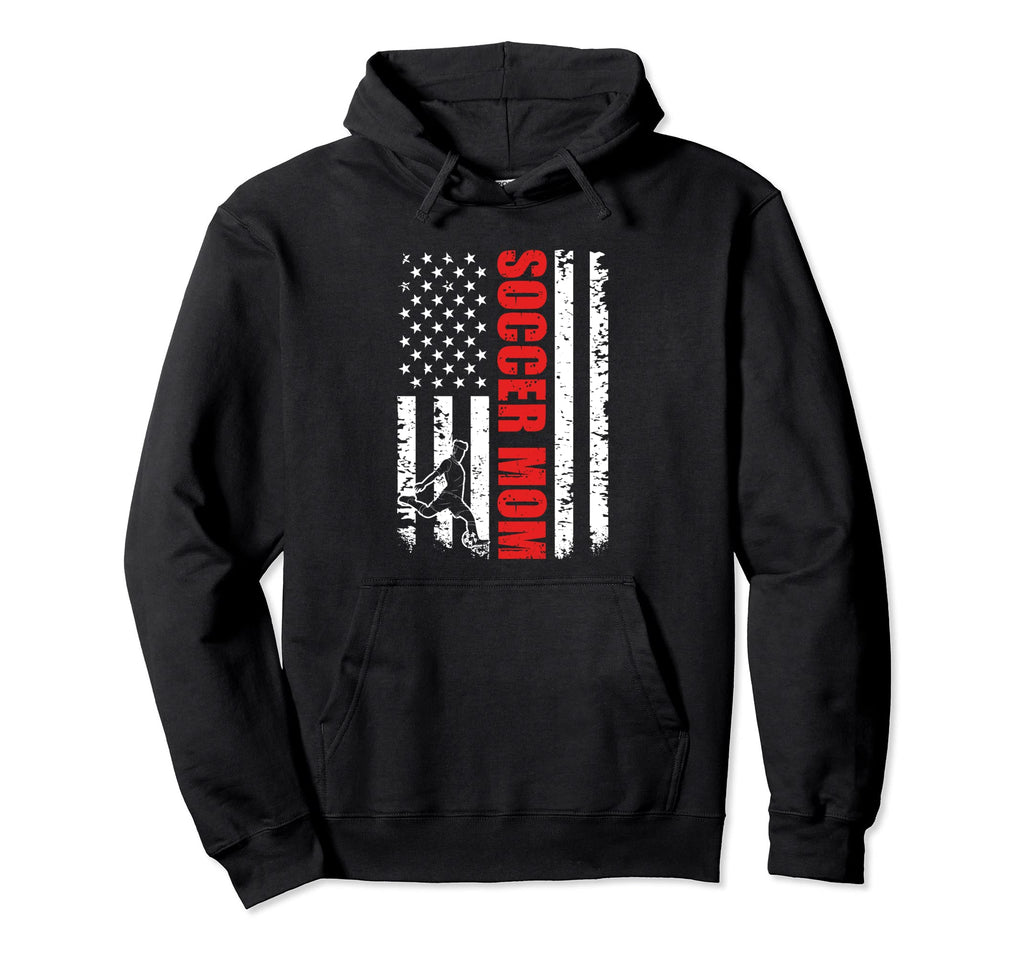 Mother Soccer Mom Sport Fan Usa Hoodie - Casual Everyday Wear for Adults - T-Shirt, Sweatshirt, Hoodie