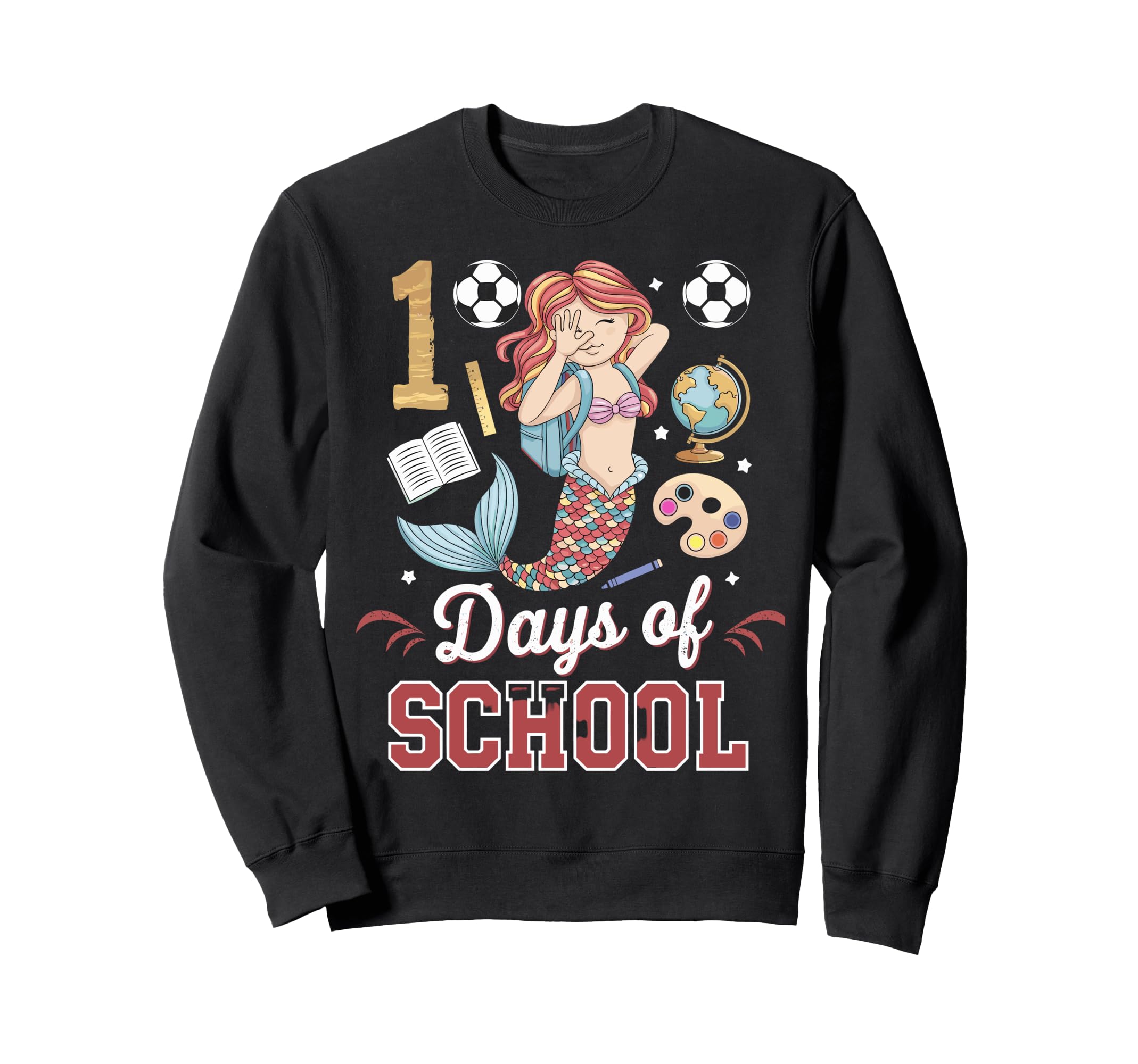 100 Day School Old Costume 100 Sweatshirt - Unique Graphic Men Women - T-Shirt, Sweatshirt, Hoodie