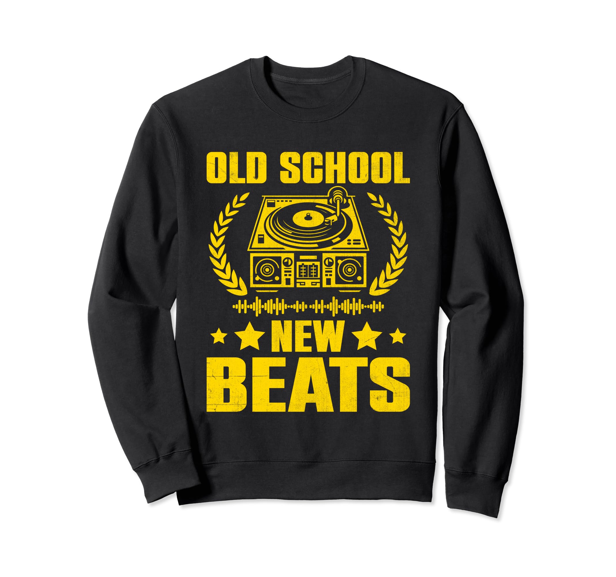 Funny Old School Dj Equipment Table Sweatshirt - Trendy Graphic for Adults - T-Shirt, Sweatshirt, Hoodie