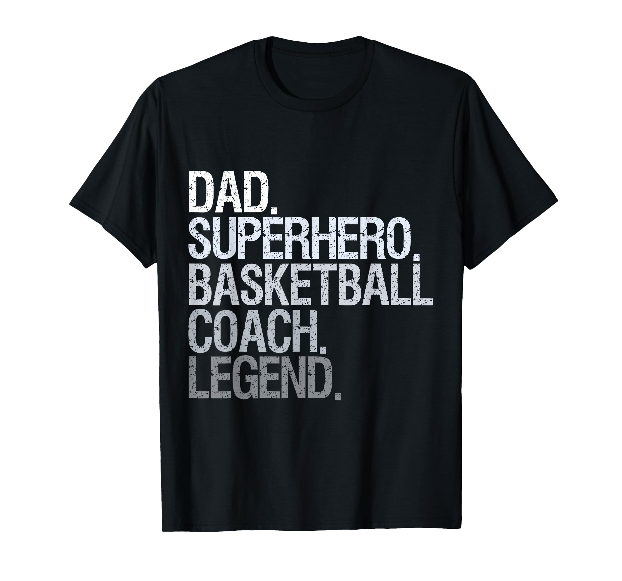 Dad Superhero Basketball Coach Legend Hoodie - Novelty Apparel Men Women - T-Shirt, Sweatshirt, Hoodie