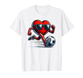 Soccer Valentines Day Funny Sports And T-Shirt - Minimalist Print Unisex - T-Shirt, Sweatshirt, Hoodie