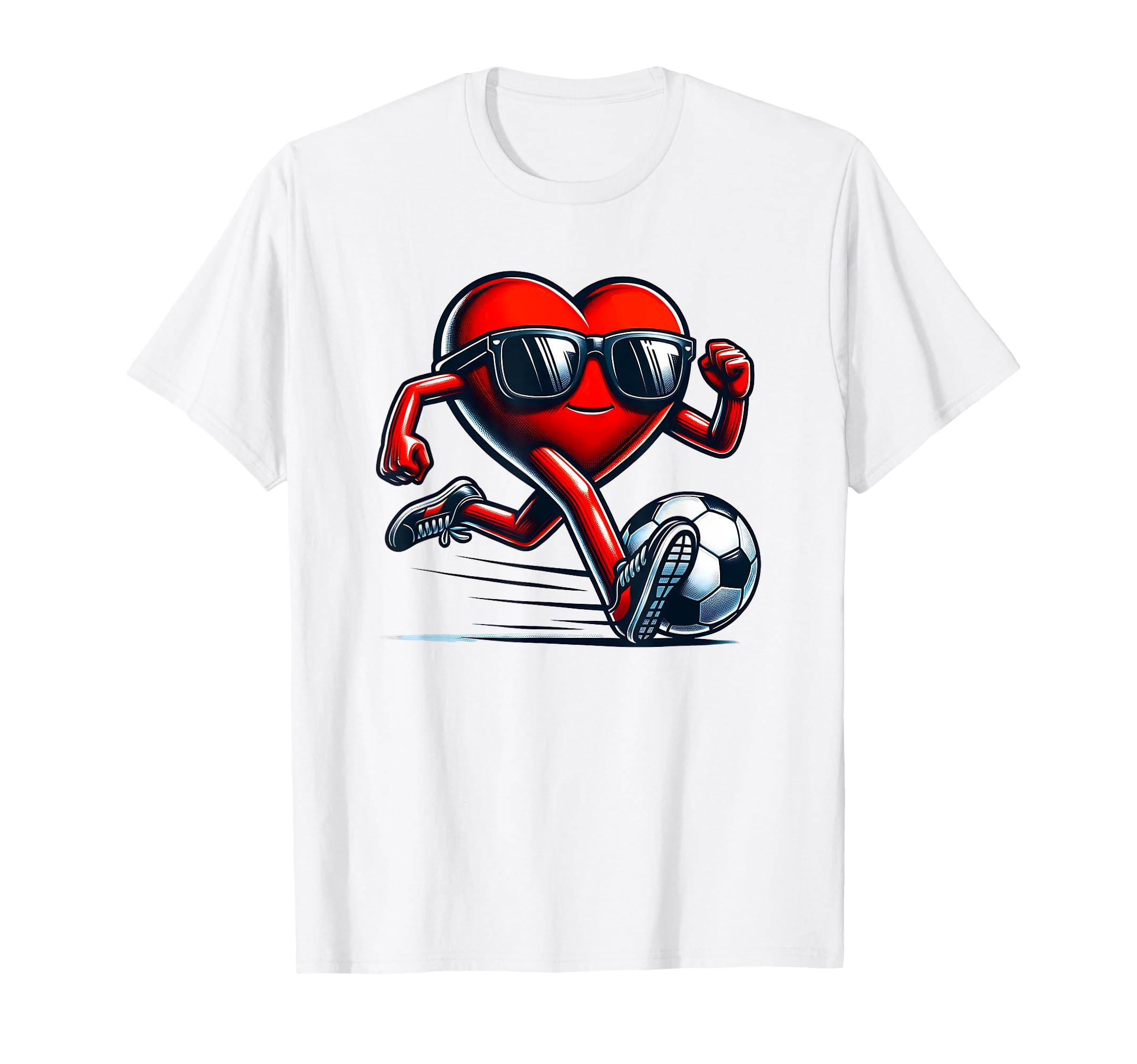 Soccer Valentines Day Funny Sports And T-Shirt - Minimalist Print Unisex - T-Shirt, Sweatshirt, Hoodie