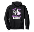 Just Who Loves Soccer Matching Soccer Hoodie - Trendy Graphic Men Women - T-Shirt, Sweatshirt, Hoodie