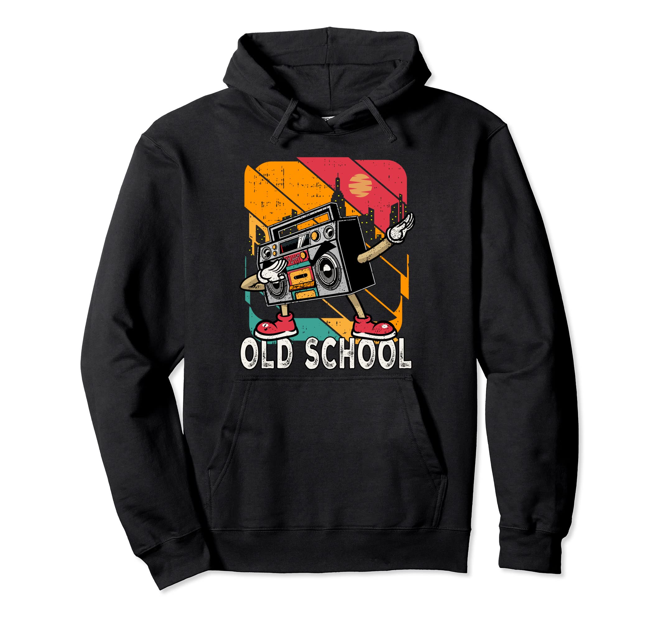 Ghetto Blaster 80S 90S Hip Hip Dabbing Old Hoodie - Trendy Graphic Unisex - T-Shirt, Sweatshirt, Hoodie