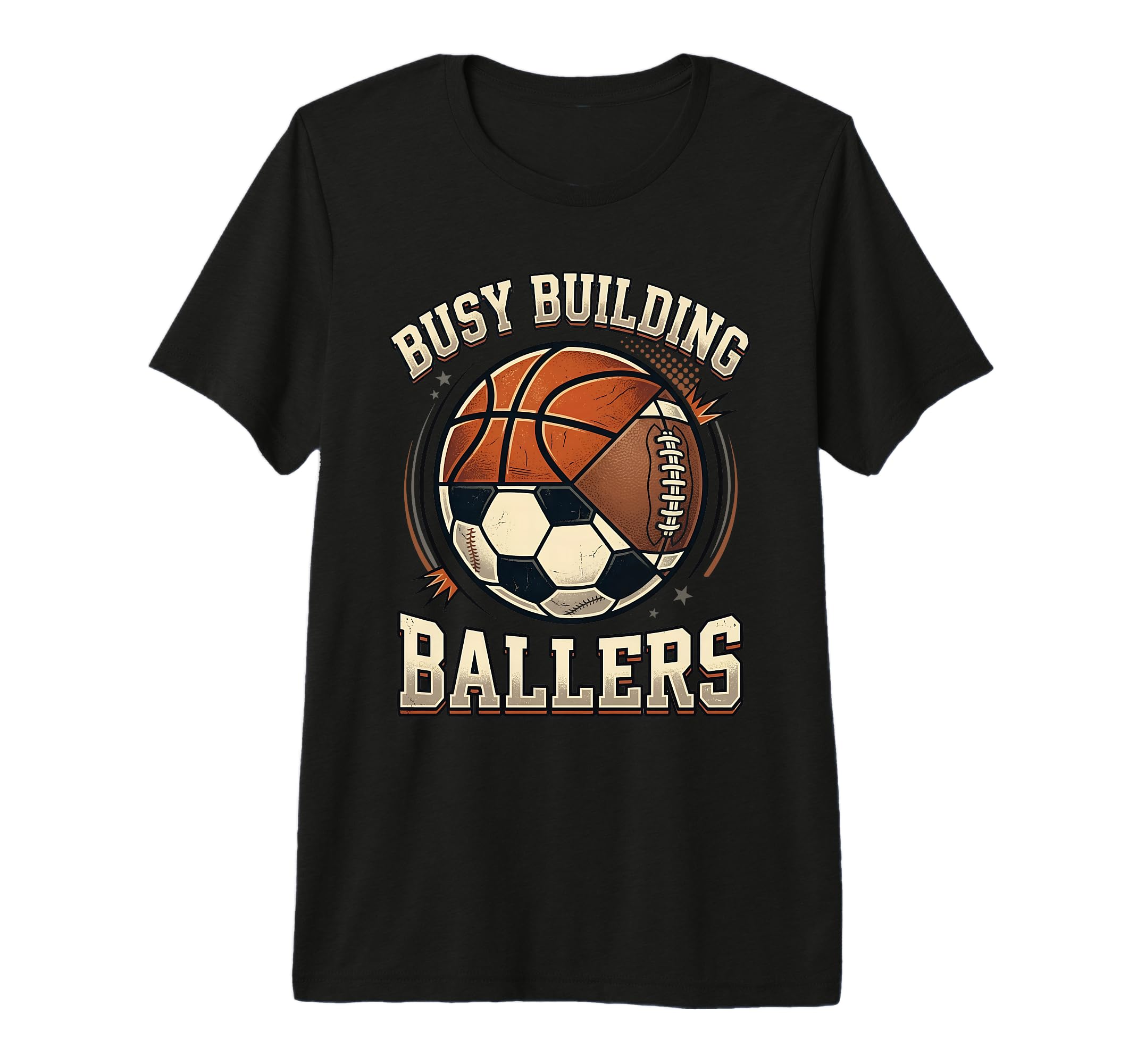 Funny Busy Raising Ballers Football T-Shirt - Fun Novelty Design Unisex - T-Shirt, Sweatshirt, Hoodie